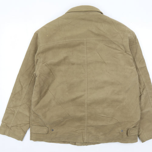 River Island Men's Beige Cotton Jacket - Medium