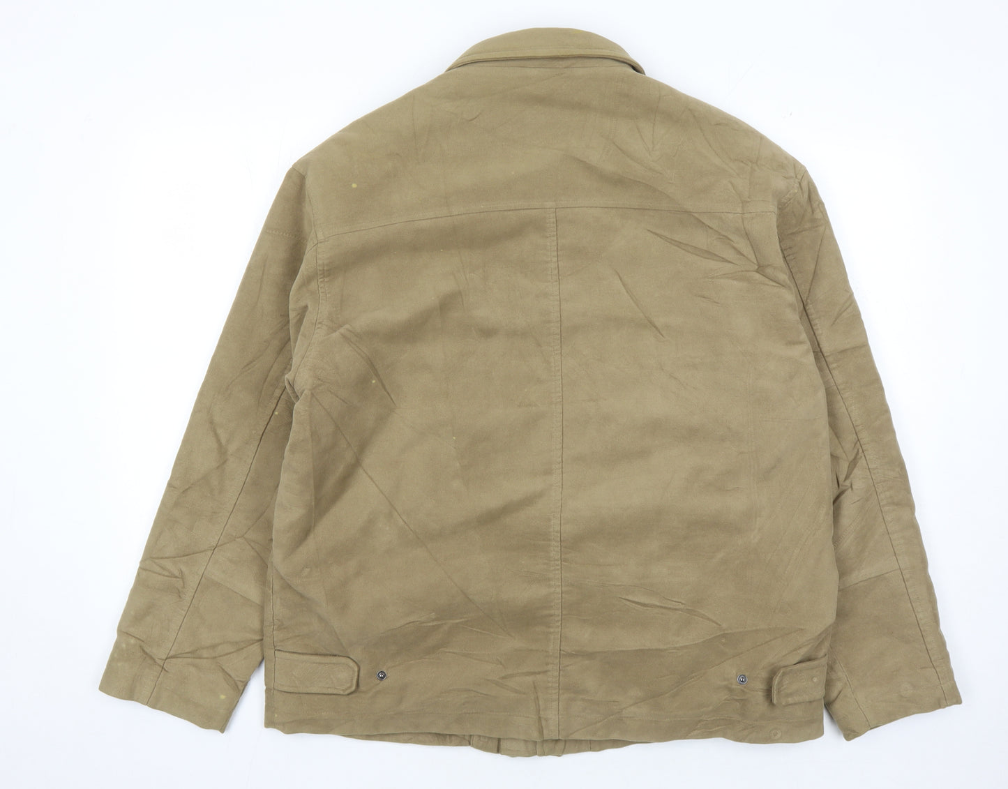 River Island Men's Beige Cotton Jacket - Medium