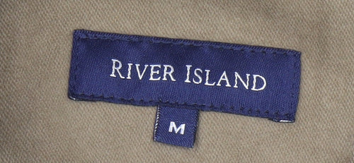 River Island Men's Beige Cotton Jacket - Medium