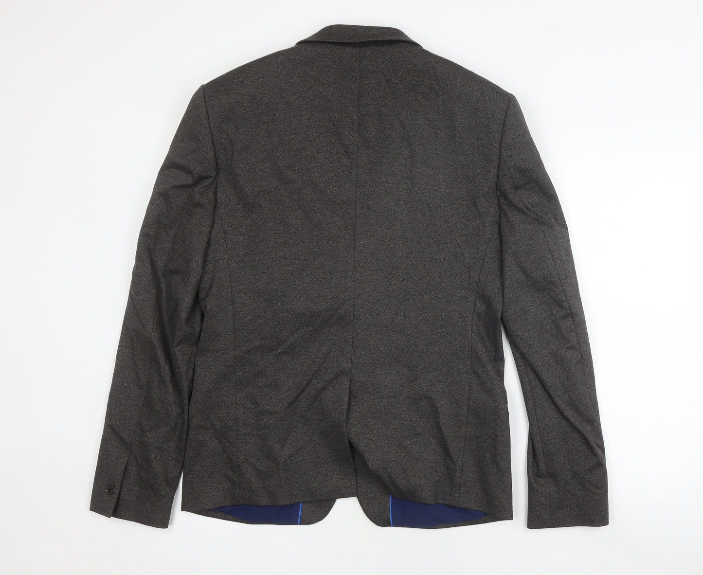 River Island Men's Grey Slim Fit Blazer Size 40R
