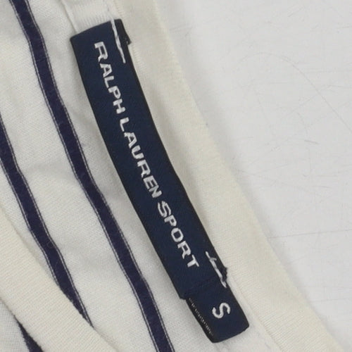Ralph Lauren Women’s White Striped T-Shirt S
