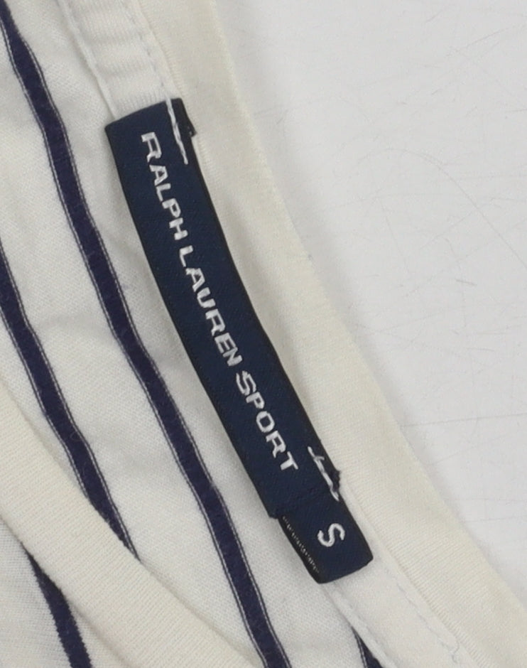 Ralph Lauren Women’s White Striped T-Shirt S