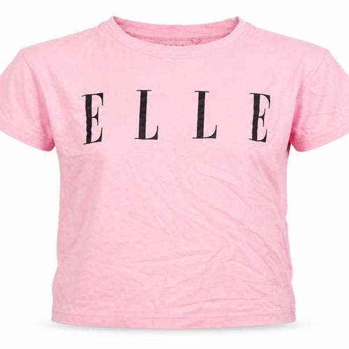 ELLE Girls Pink Graphic T-Shirt, 10-11 Years, 100% Cotton