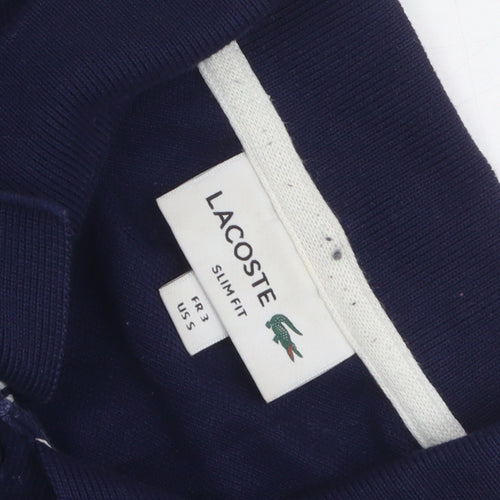 Lacoste Men's Blue Slim Fit Polo Shirt S