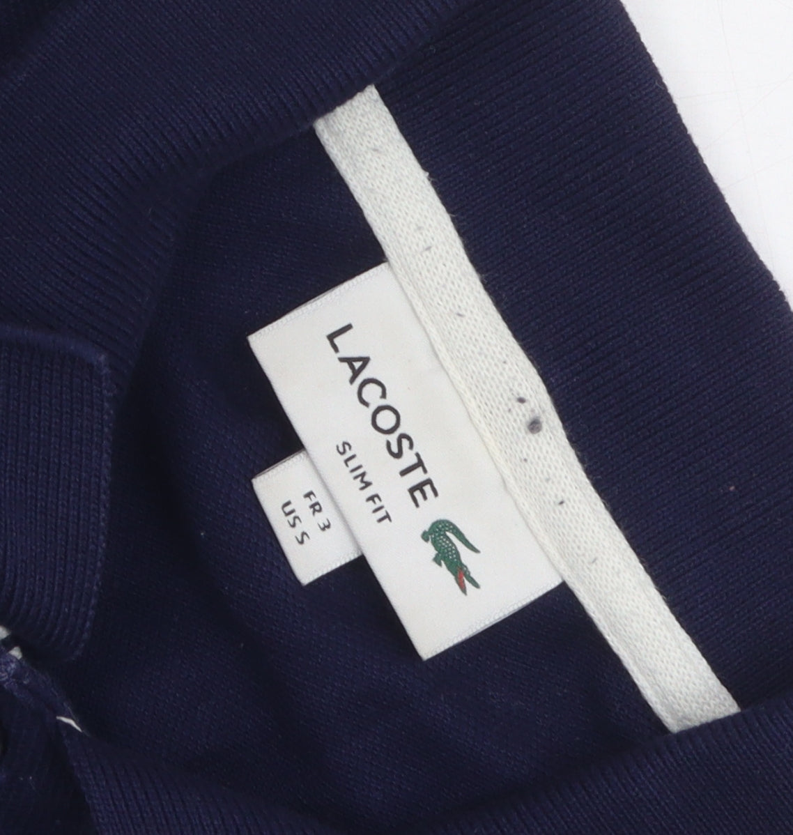 Lacoste Men's Blue Slim Fit Polo Shirt S