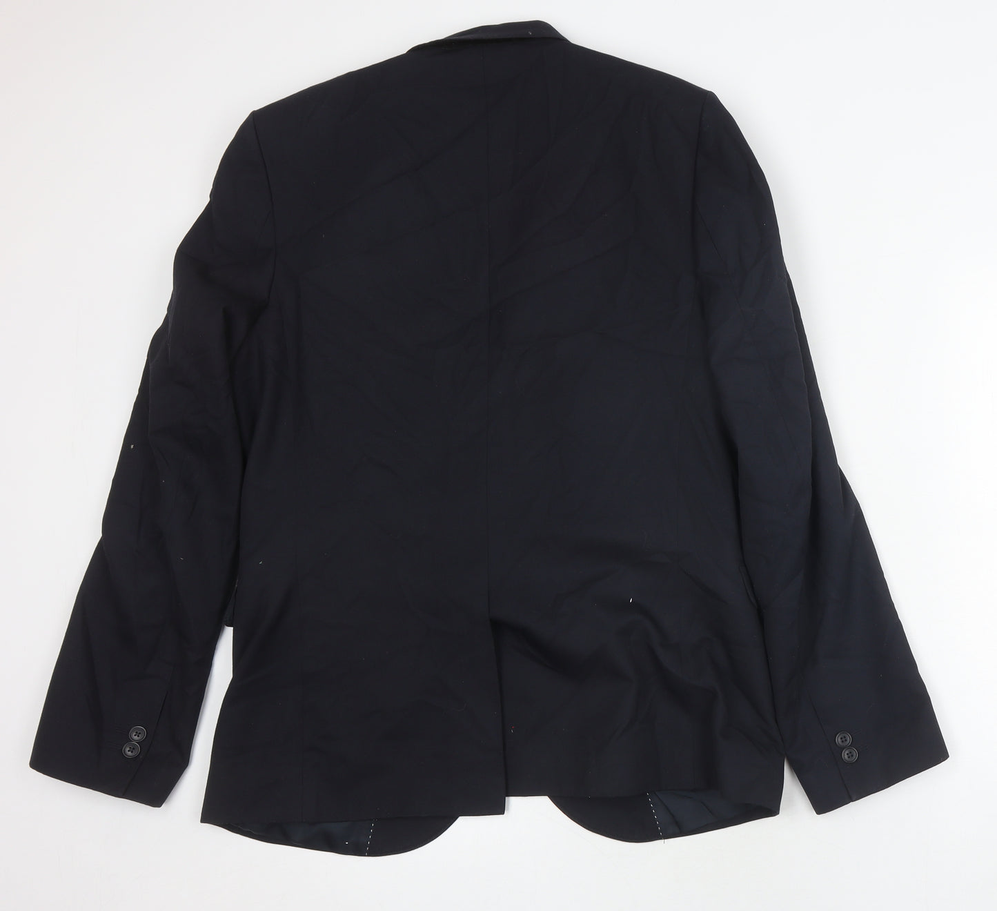 Moss London Men's Black Blazer Size M Slim Fit