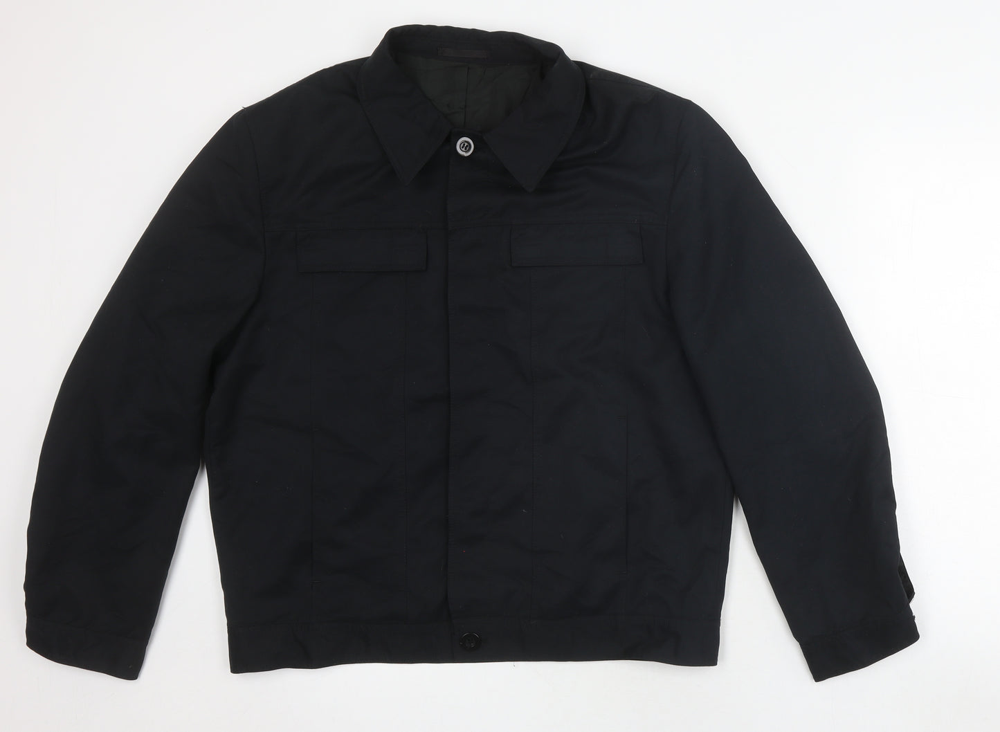 Stonebridge Men's Black Button Jacket M