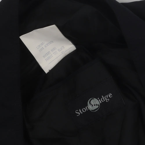 Stonebridge Men's Black Button Jacket M