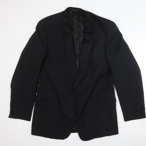 Pierre Cardin Men's Black Shawl Lapel Blazer Classic Fit Size 40L