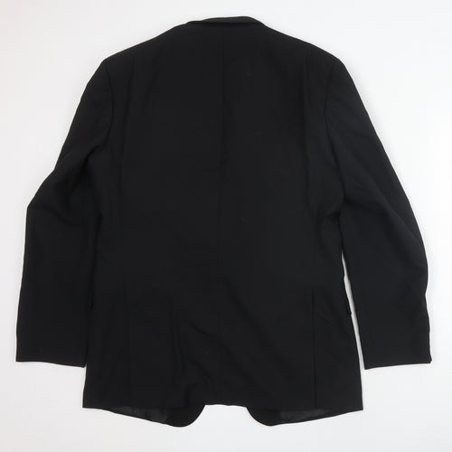 Pierre Cardin Men's Black Shawl Lapel Blazer Classic Fit Size 40L