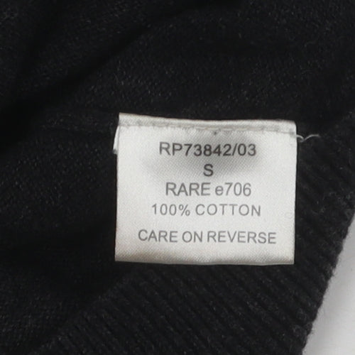 Ringspun Women's Black S Pullover Jumper