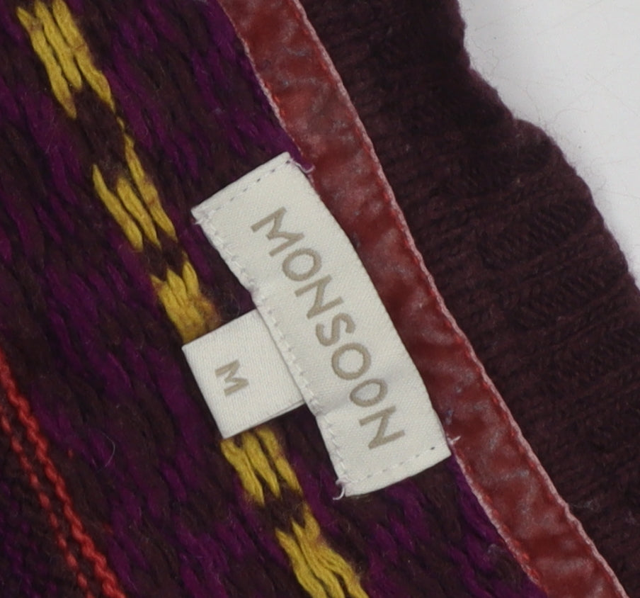 Monsoon Women's Multicoloured Size 12 Fair Isle Jumper