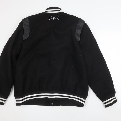 The Couture Club Unisex Black Varsity Jacket XL