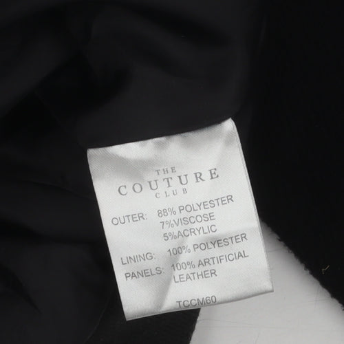 The Couture Club Unisex Black Varsity Jacket XL