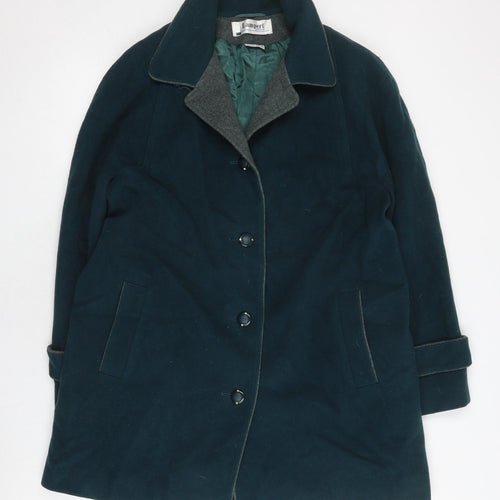 Lampert Women's Green Wool Overcoat Size 14