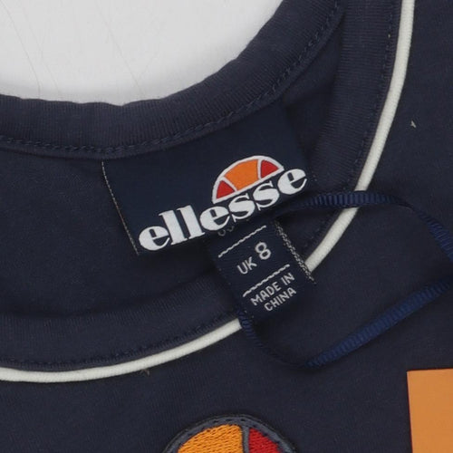 Ellesse Women's Blue Tank Top, Size 8
