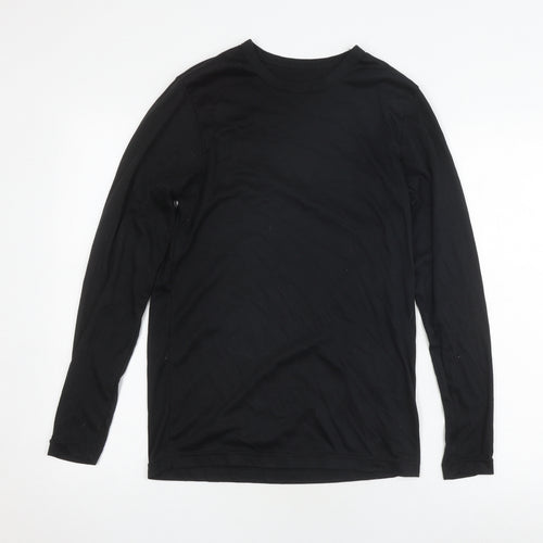 Peter Storm Black Unisex Long Sleeve T-Shirt M Casual
