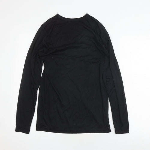 Peter Storm Black Unisex Long Sleeve T-Shirt M Casual
