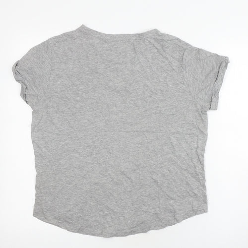 Wonder Woman Women's Grey T-Shirt Size 10 Comic Style
