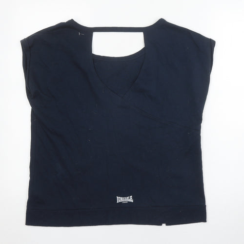 Lonsdale Women Blue Jersey T-Shirt Size 12