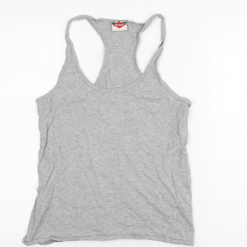 Lee Cooper Women's Grey Basic Tank Top, Size 14