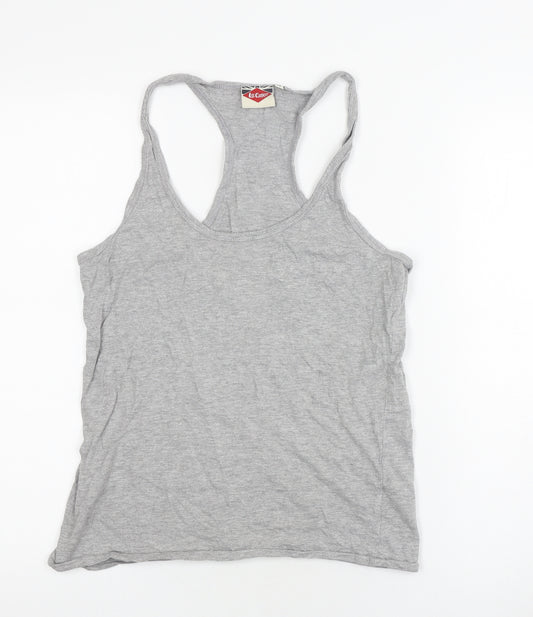 Lee Cooper Women's Grey Basic Tank Top, Size 14