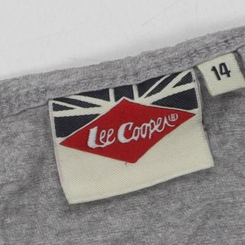 Lee Cooper Women's Grey Basic Tank Top, Size 14