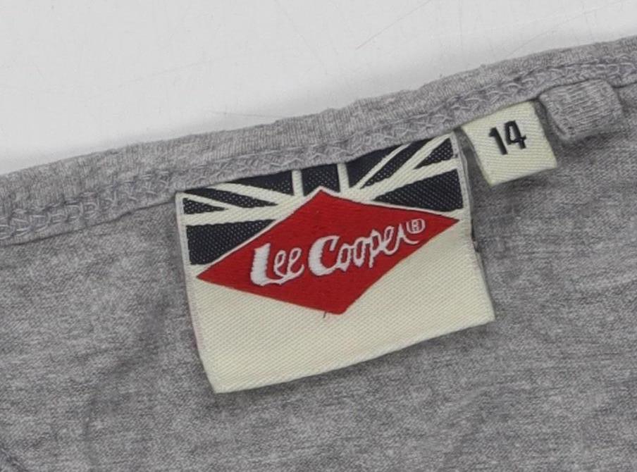 Lee Cooper Women's Grey Basic Tank Top, Size 14