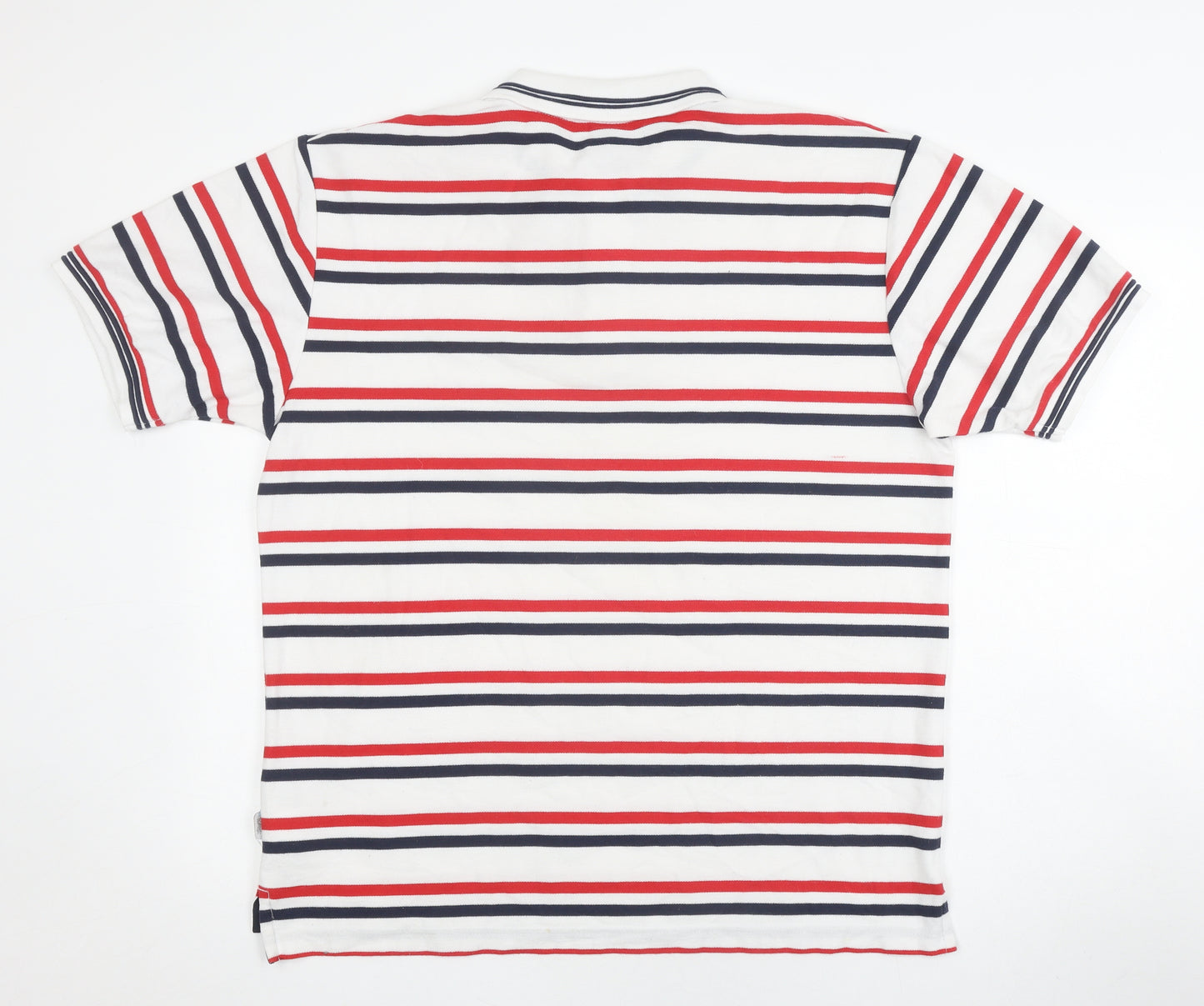 Lonsdale Men's Multicoloured Striped Polo Shirt L