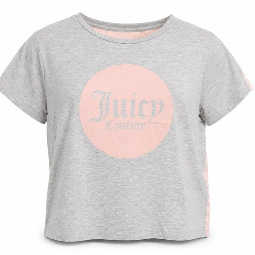 Juicy Couture Girls Grey Graphic T-Shirt, 14-15 Years, Casual Fashion