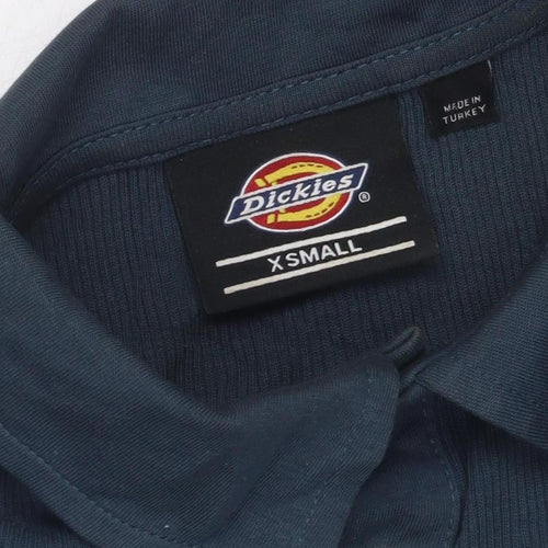 Dickies Unisex Blue Polo, XS, Casual Short Sleeve Top