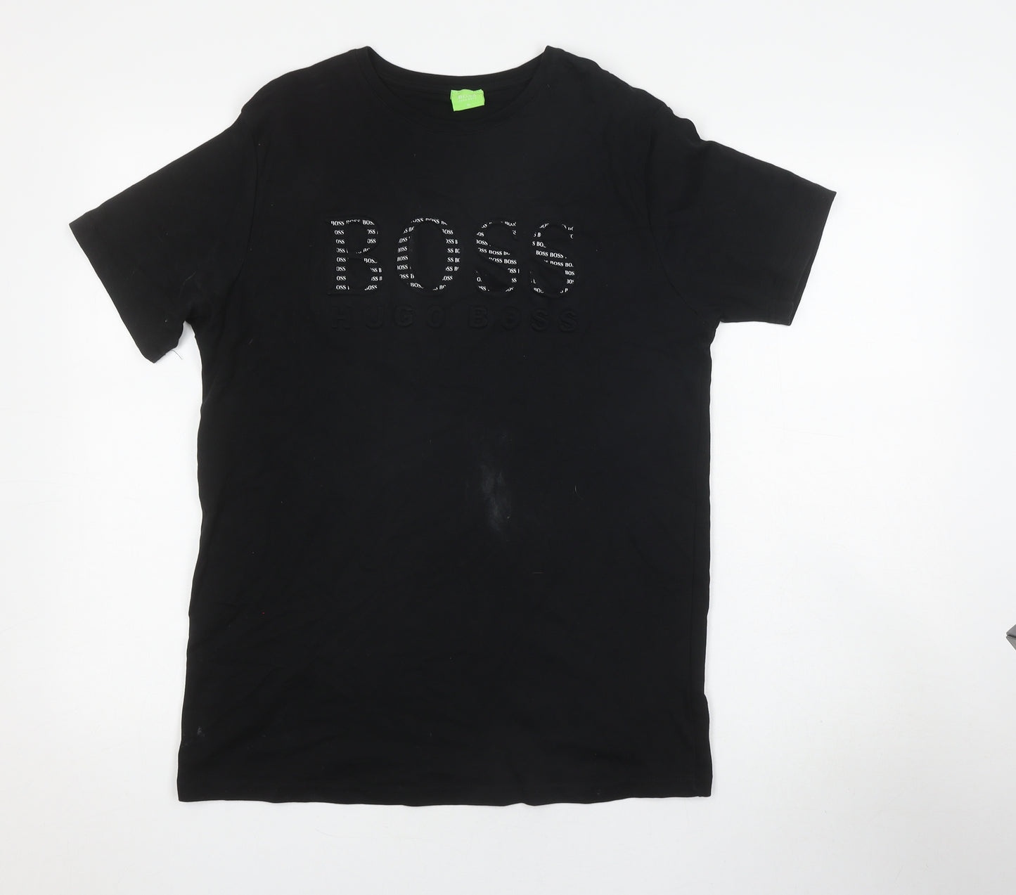 Hugo Boss Men's Black XL Logo T-Shirt, Short Sleeve