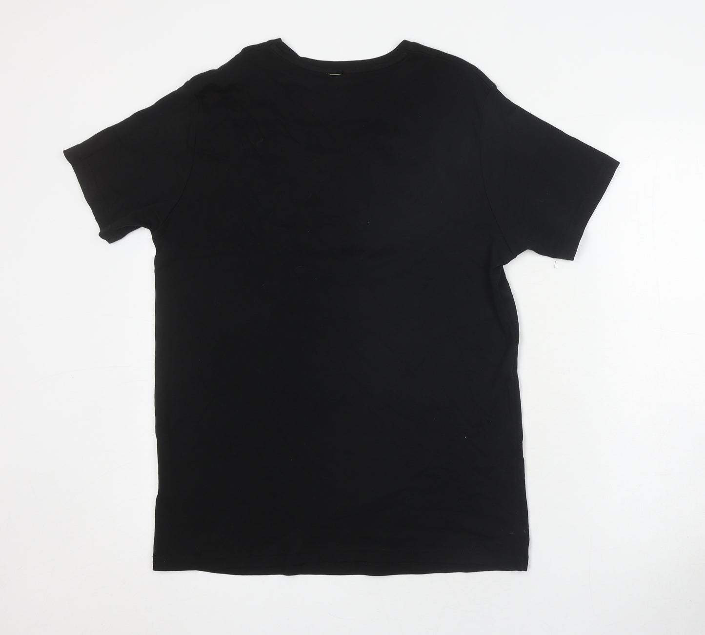 Hugo Boss Men's Black XL Logo T-Shirt, Short Sleeve