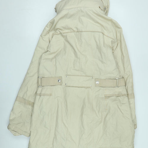 Loft Fashion Women's Beige Parka Jacket Size 14