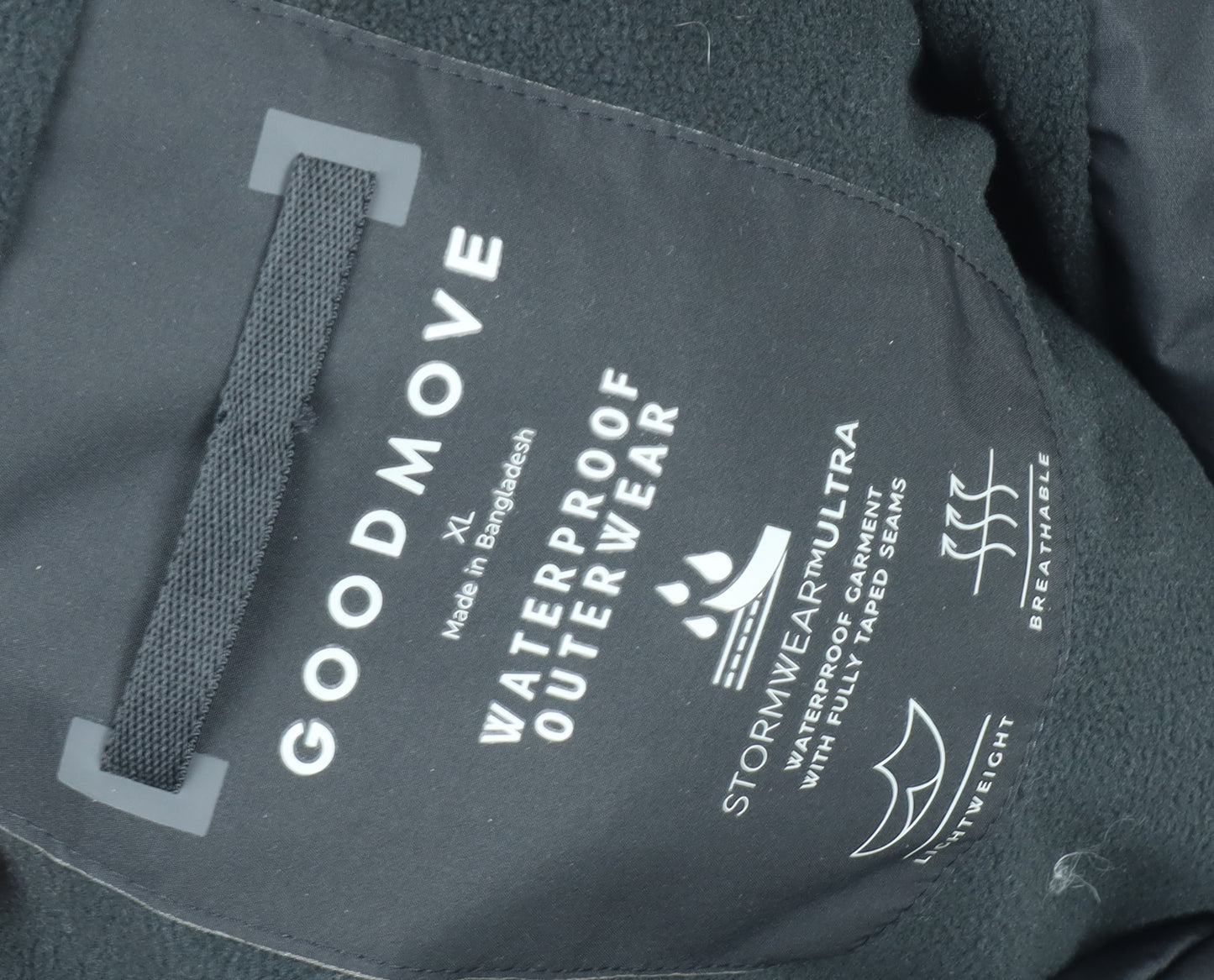 Marks & Spencer Men's Black XL Hooded Rain Coat