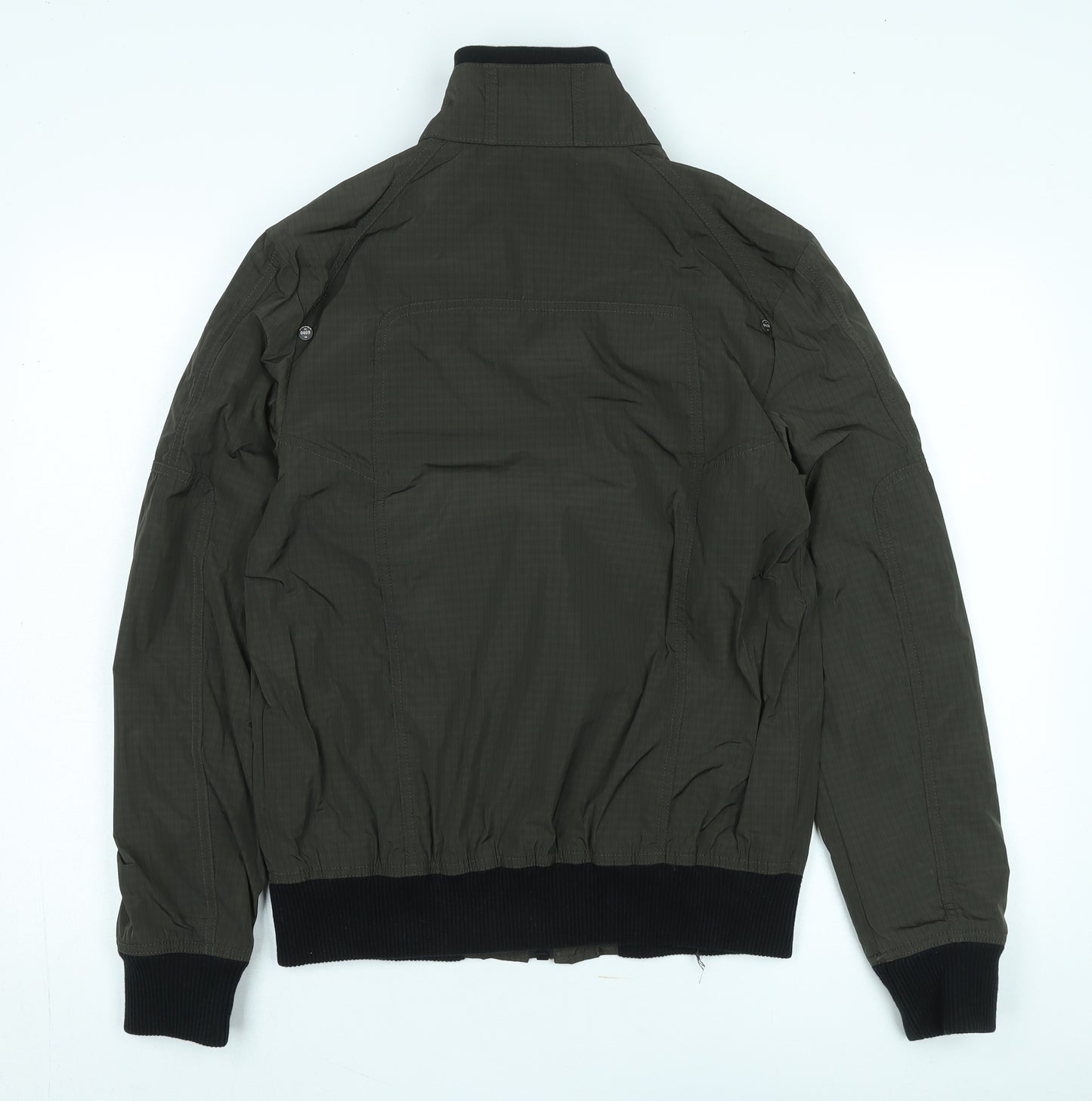 Next Men's Green Bomber Jacket S, Windproof