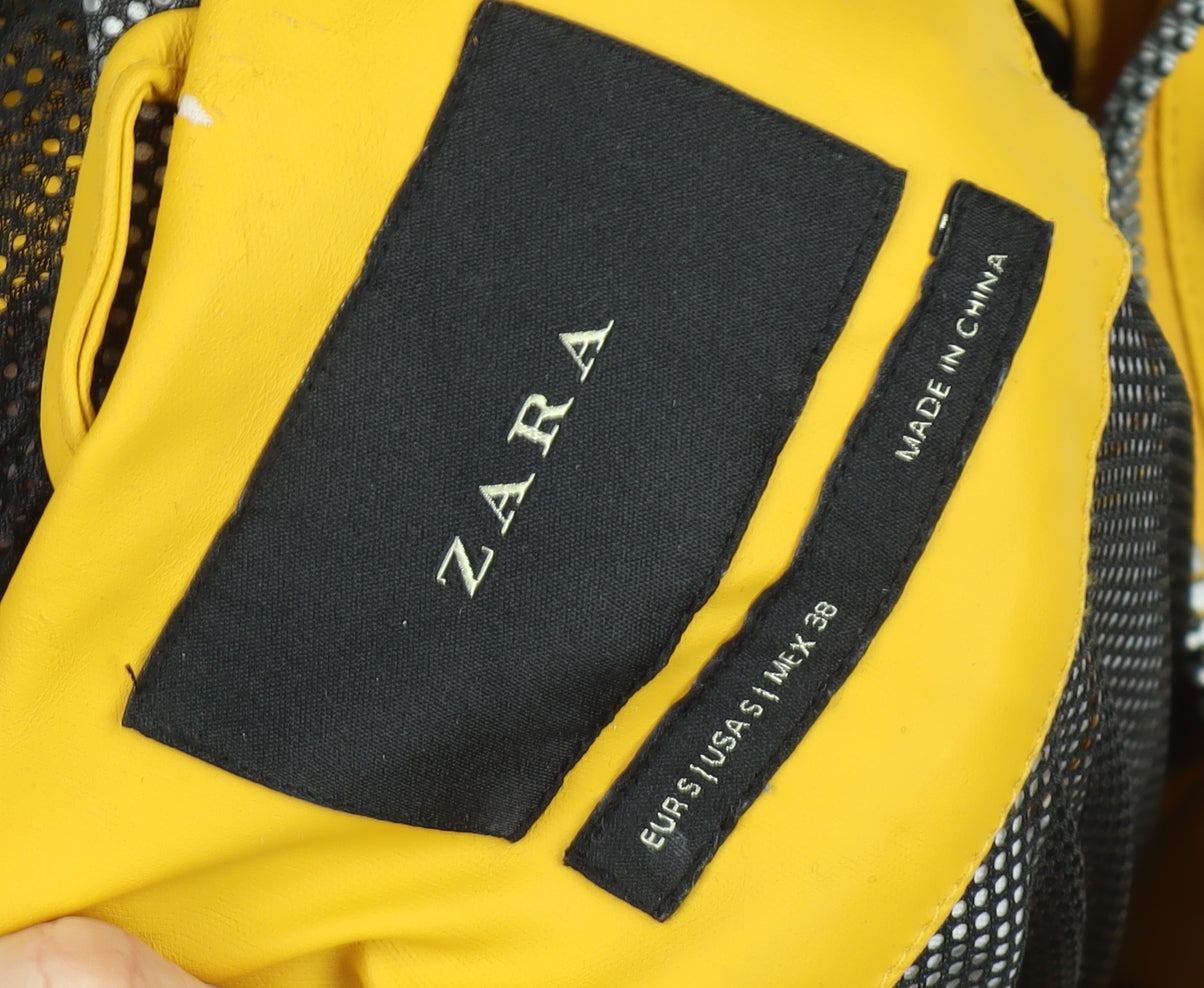 Zara Men’s Yellow Windbreaker Jacket Size S