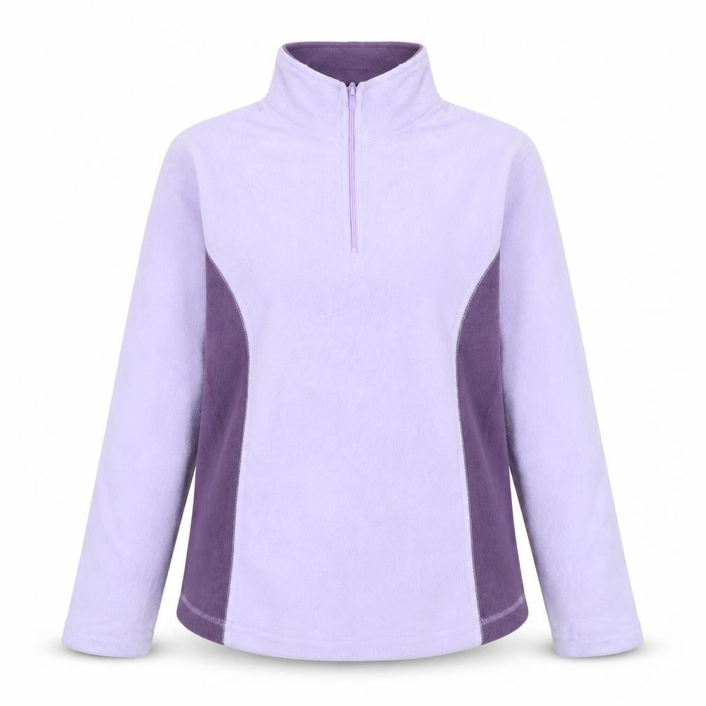Front view of Peter Storm Women's Purple Fleece Pullover 14