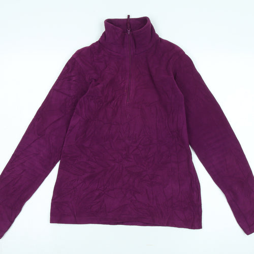 Mountain Warehouse Women's Purple Henley Sweatshirt