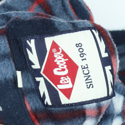Lee Cooper Boys Multicoloured Checkered Shirt Jacket, 13 Years