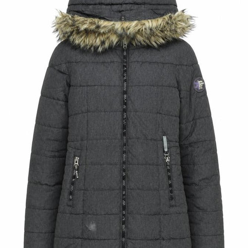 Superdry Women's Grey Parka Jacket, Size S, Winter Ready