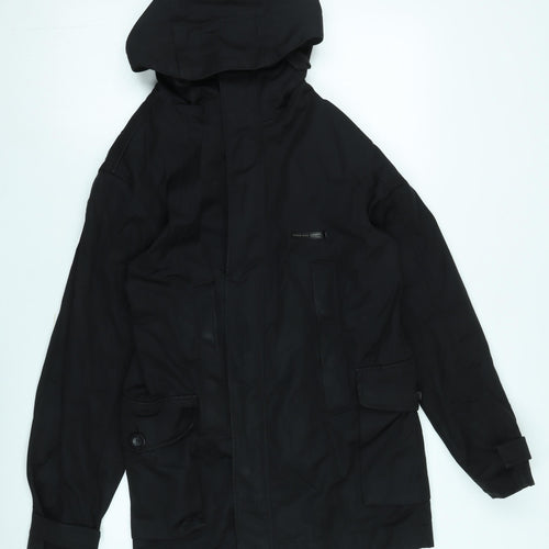 Duck and Cover Women’s Black Hooded Parka Jacket S