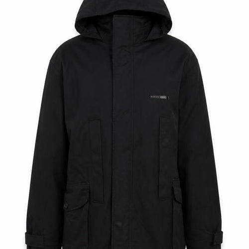 Duck and Cover Women’s Black Hooded Parka Jacket S