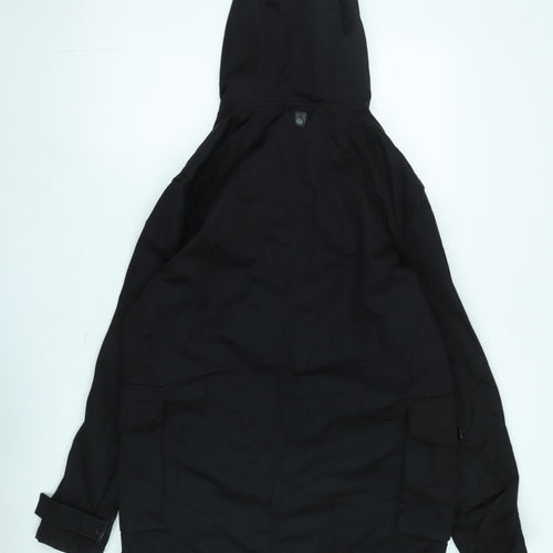 Duck and Cover Women’s Black Hooded Parka Jacket S