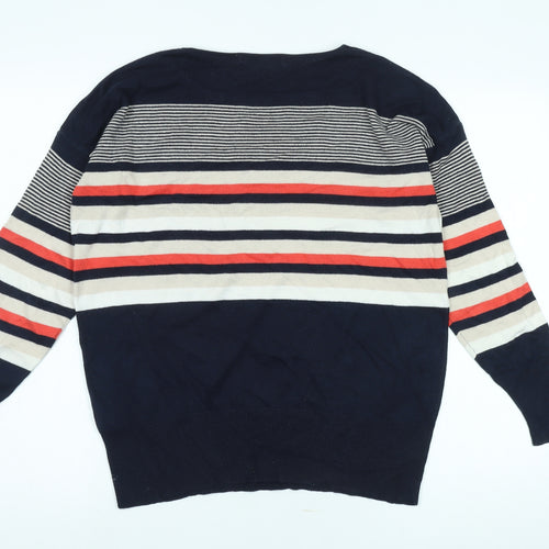 Isle Women's Multicoloured Striped Pullover Jumper - S