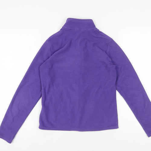 Marks and Spencer Women's Purple Fleece Jacket Size 10