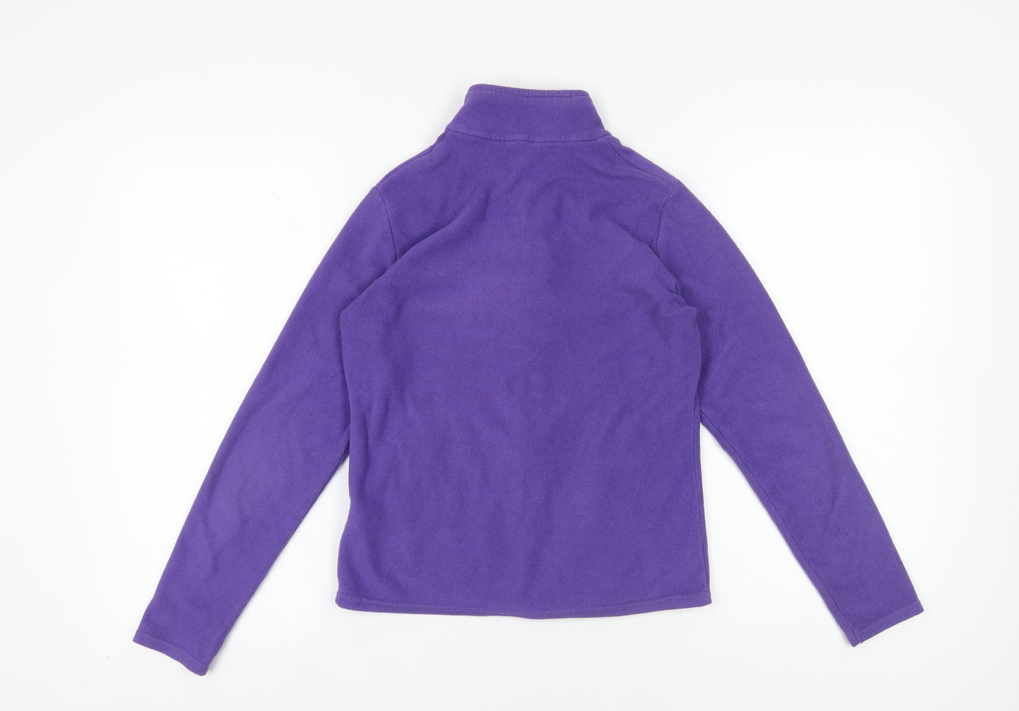 Marks and Spencer Women's Purple Fleece Jacket Size 10