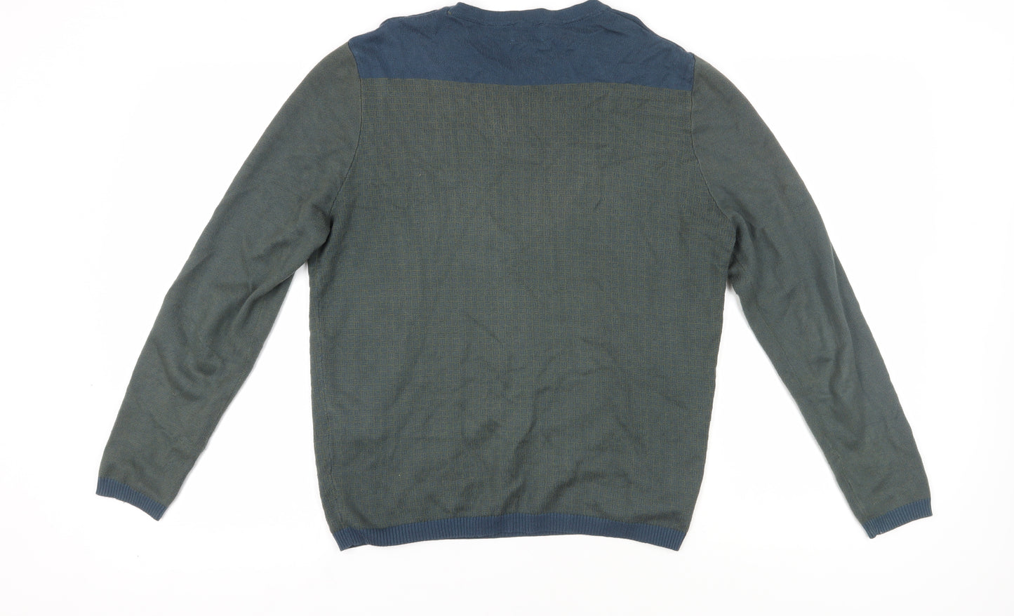 Steel & Jelly Men's Green Pullover Jumper M