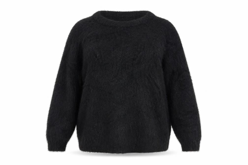 Front view of Red Herring Women's Black jumper, size 14