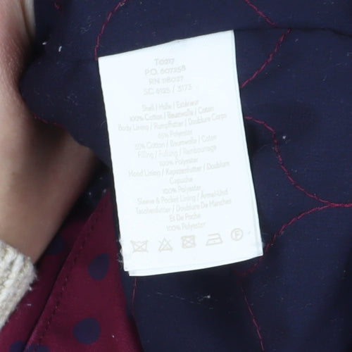 Boden Women’s Red Polka Dot Rain Coat Size 12